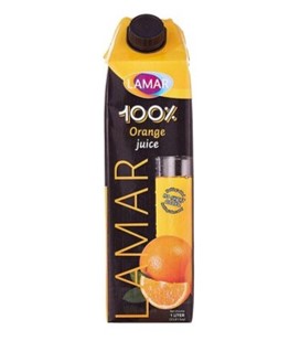 لمار عصير برتقال طبيعي 1 لتر 